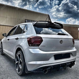 Volkswagen Polo MK6 GTI R (AW) 2018+ - Oettinger Style Rear Spoiler in Gloss Black