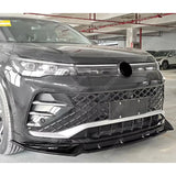 Volkswagen Tiguan MK3 2024+ R Line Front Splitter In Gloss Black Front Splitter