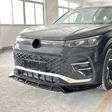 Volkswagen Tiguan MK3 2024+ R Line Front Splitter In Gloss Black Front Splitter