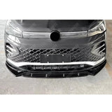 Volkswagen Tiguan MK3 2024+ R Line Front Splitter In Gloss Black Front Splitter