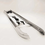 Volkswagen Transporter SWB T7 2025 On Trapezoid Side Bars In Stainless Steel