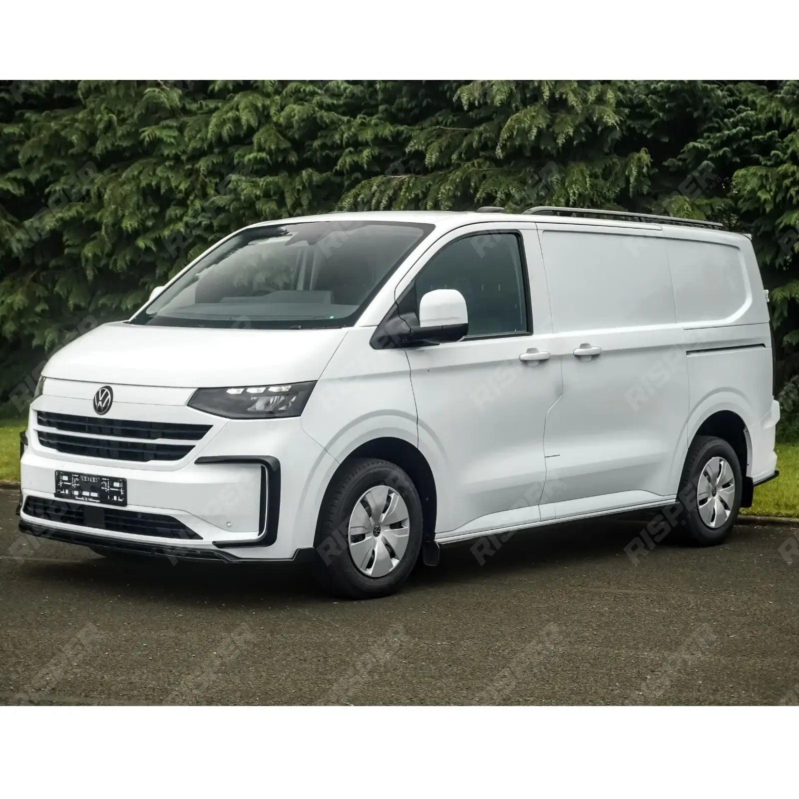 Volkswagen Transporter T7 2025 on Front Splitter Lip In Gloss Black Front Splitter