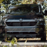 Volkswagen Transporter T7 2025 on Front Splitter Lip In Gloss Black Front Splitter