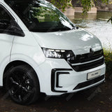 Volkswagen Transporter T7 2025 on Inner Canard Loops In Gloss Black Front Splitter
