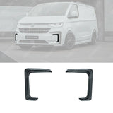 Volkswagen Transporter T7 2025 on Inner Canard Loops In Gloss Black Front Splitter