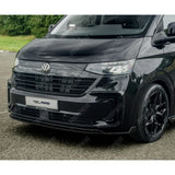 Volkswagen Transporter T7 2025 on Inner Canard Loops In Gloss Black Front Splitter