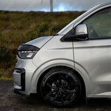 Volkswagen Transporter T7 2025 on Inner Canard Loops In Gloss Black Front Splitter