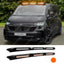 Volkswagen Transporter T7 2025 on Luminex Roof Light Pod With Amber Strobe Gloss Black Lights