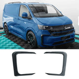 Volkswagen Transporter T7 2025 on Outer Canard Loops In Gloss Black Front Splitter