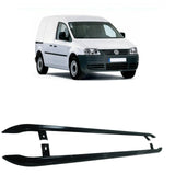VW Caddy 2004 - 2020 SWB Trapezoid Side Bars in Gloss Black