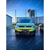 VW CADDY 2021 ON V2 FRONT SPLITTER - GLOSS BLACK - RisperStyling