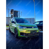 VW CADDY 2021 ON V2 FRONT SPLITTER - GLOSS BLACK - RisperStyling