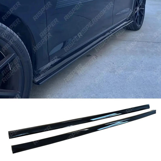 VW Golf MK7/MK7.5 Side Skirt Splitters Pair in Gloss Black Side Skirt Splitters