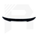 VW Golf MK8 R - Line Rear Spoiler Cap V1 in Gloss Black