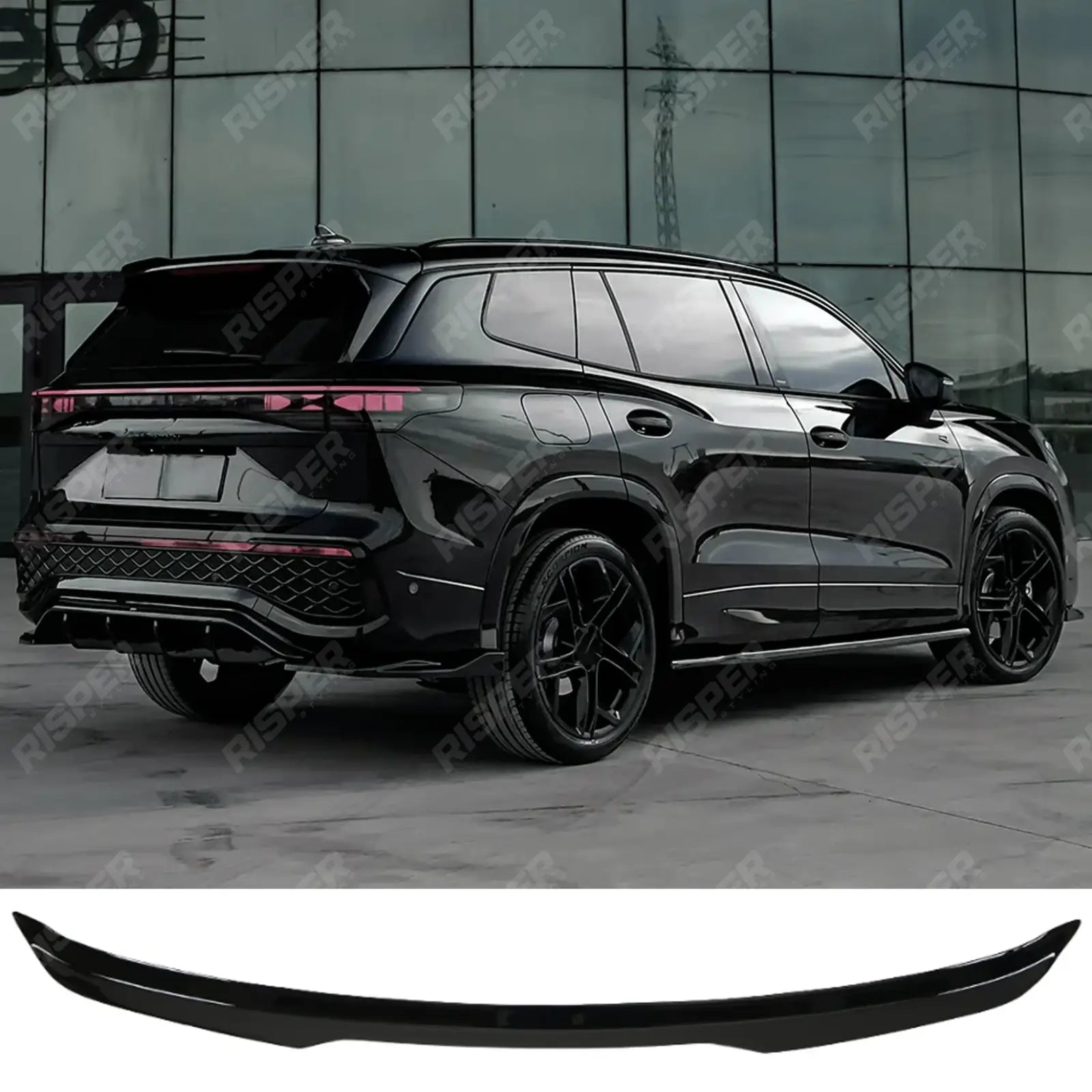 VW Tayron 2025 On Rear Spoiler In Gloss Black Rear Spoilers