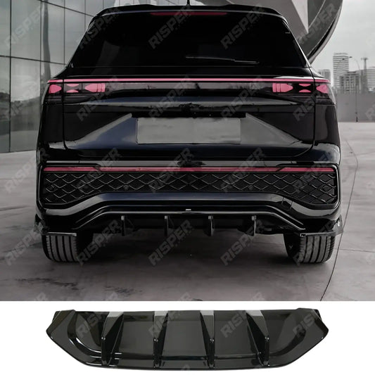 VW Tayron 2025 On Rear Valance In Gloss Black Diffuser