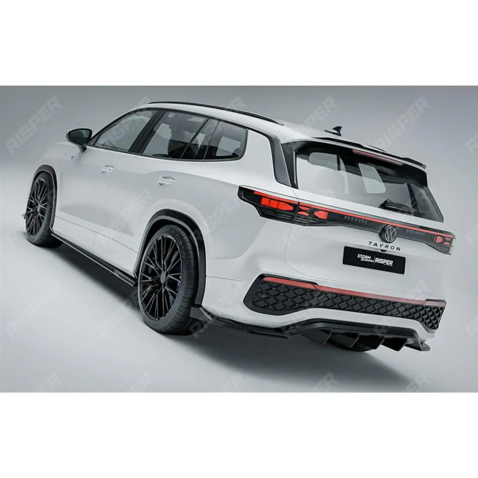 VW Tayron R-Line 2025 On Aero Body Kit In Gloss Black Aero Kit