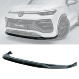 VW Tayron R-Line MK1 2025 On Front Splitter In Gloss Black Front Splitter