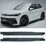 VW Tiguan MK3 2024 On Side Skirts In Gloss Black Side Skirts