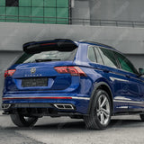 Vw Tiguan R - Line 2020 - 2024 Rear Side Splitters In Gloss Black