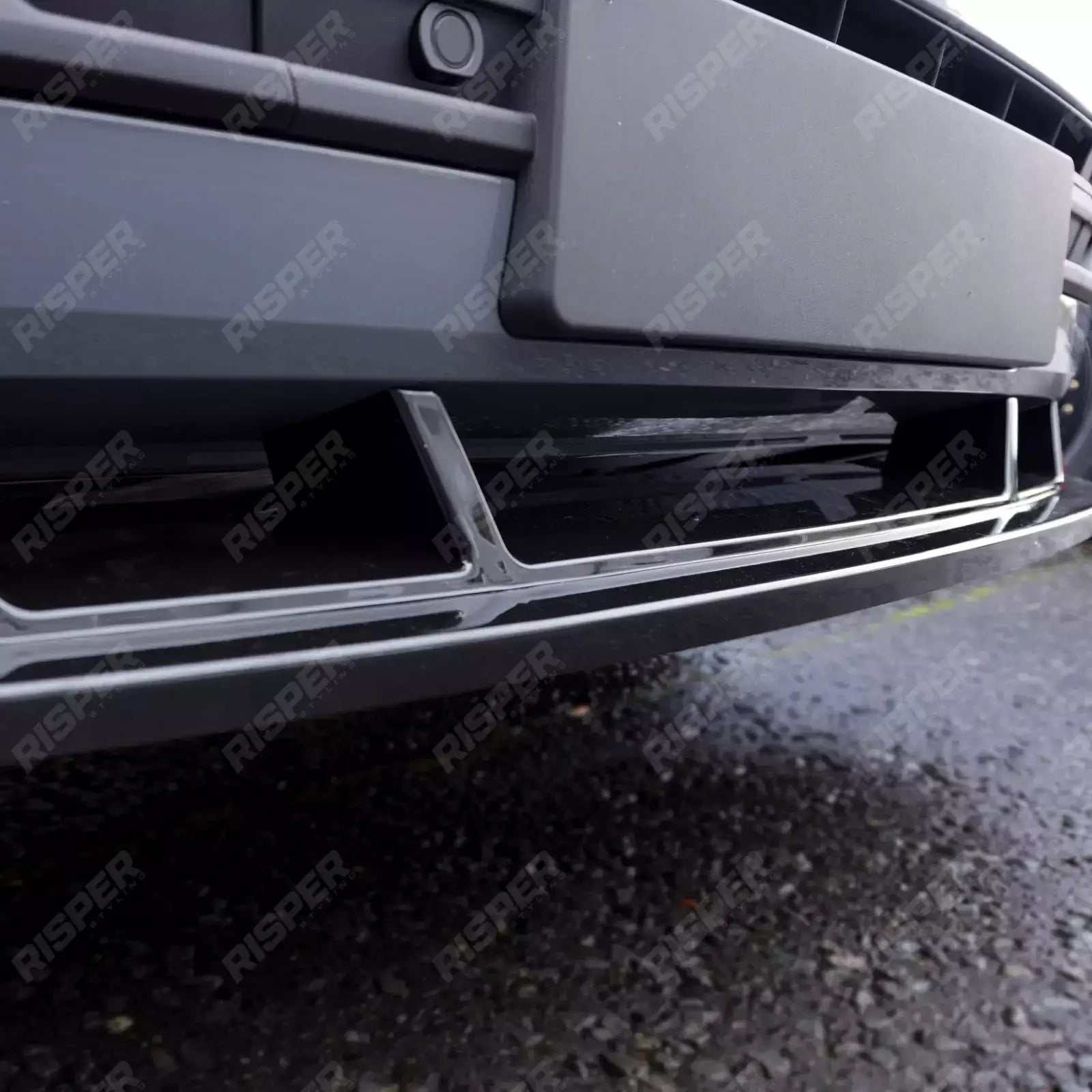 VW Transporter T6.1 Front Splitter - Gloss Black Front Splitter