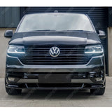 VW Transporter T6.1 Front Splitter - Gloss Black Front Splitter