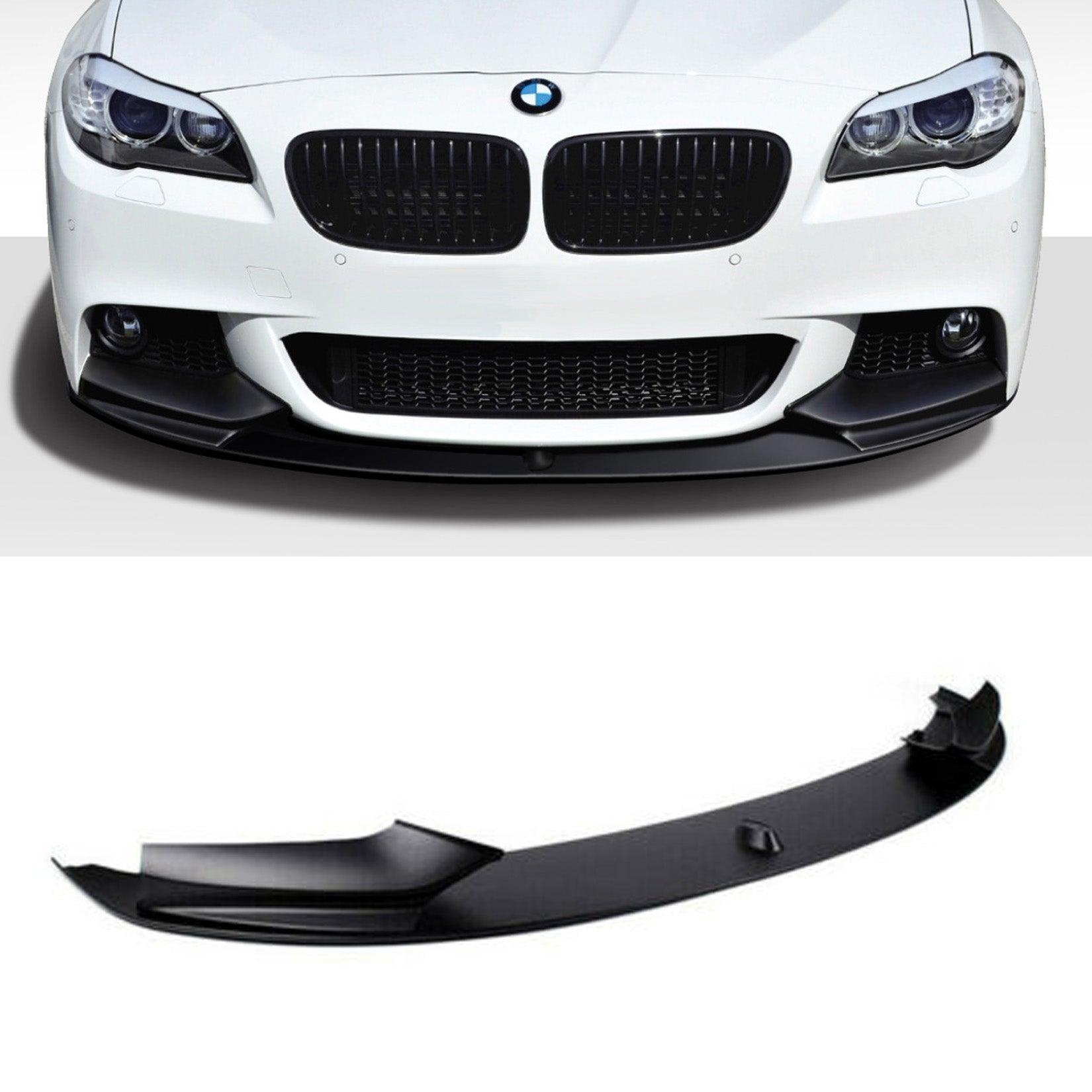 FRONT SPLITTER V.1 for BMW 5 F10/F11 MPACK Gloss Black, Our Offer \ BMW \  Seria 5 \ F10- F11 [2010-2017] BMW \ Seria 5 \ F10- F11
