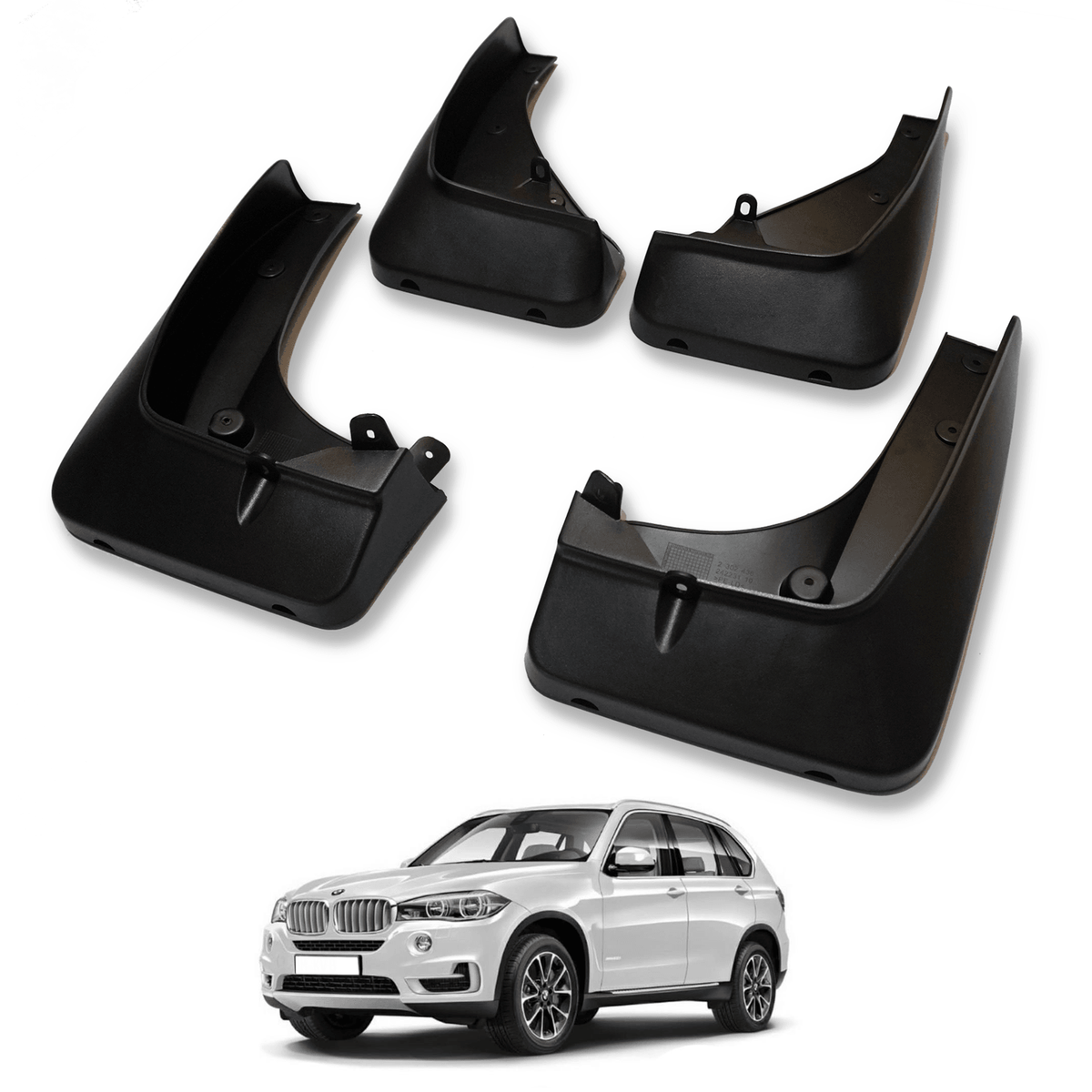 BMW X5 F15 2014-2018 OE STYLE MUD FLAP SET – FOR MODELS WITHOUT SIDE STEPS - RisperStyling