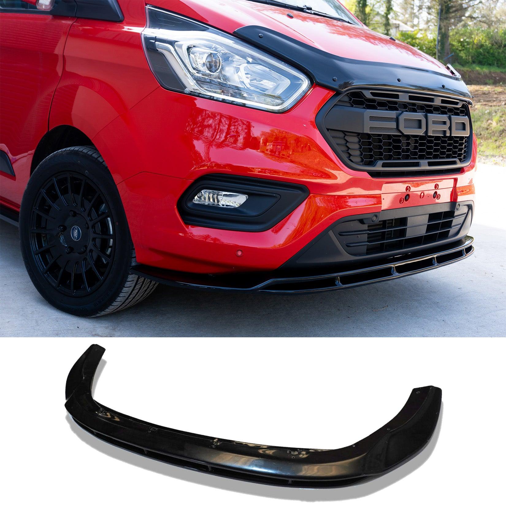 FORD TRANSIT CUSTOM 2018 ON STX FRONT SPLITTER SPOILER - RisperStyling