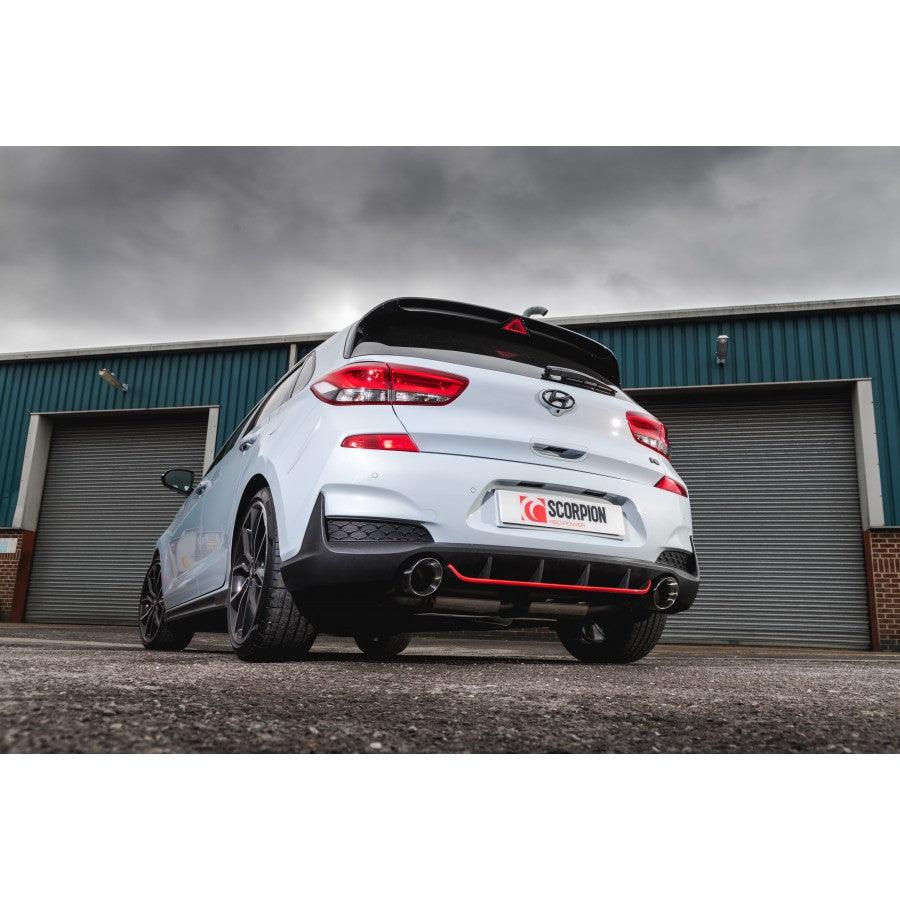 HYUNDAI I30N (non gpf) - SCORPION 3" NON RESONATED CAT BACK SYSTEM - VALVED - RisperStyling