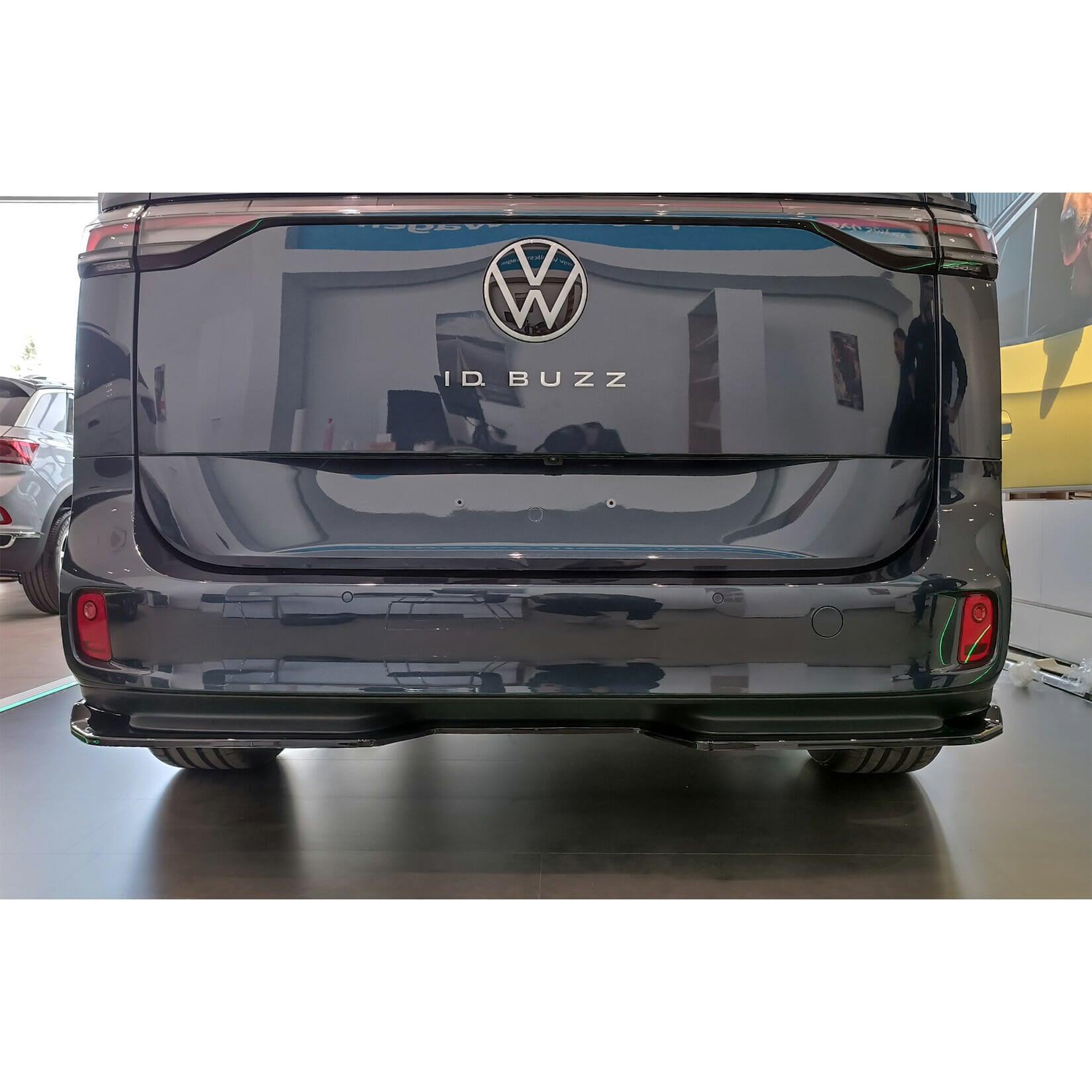 VW ID BUZZ 2021+ REAR DIFFUSER SPLITTER IN GLOSS BLACK - RisperStyling