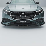 Mercedes E Class W214 2024+ Front Splitter Lip In Gloss Black