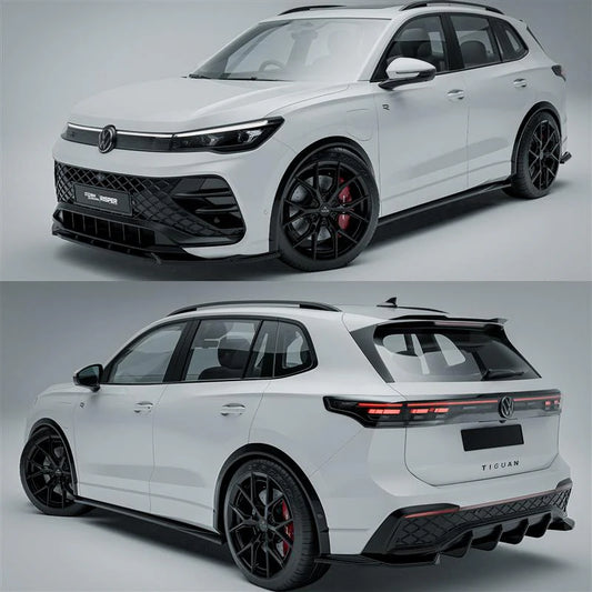 VW Tiguan R-Line MK3 2024 On Aero Body Kit In Gloss Black