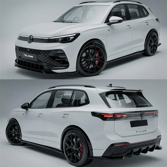 VW Tiguan MK3 2024 On Side Skirts In Gloss Black