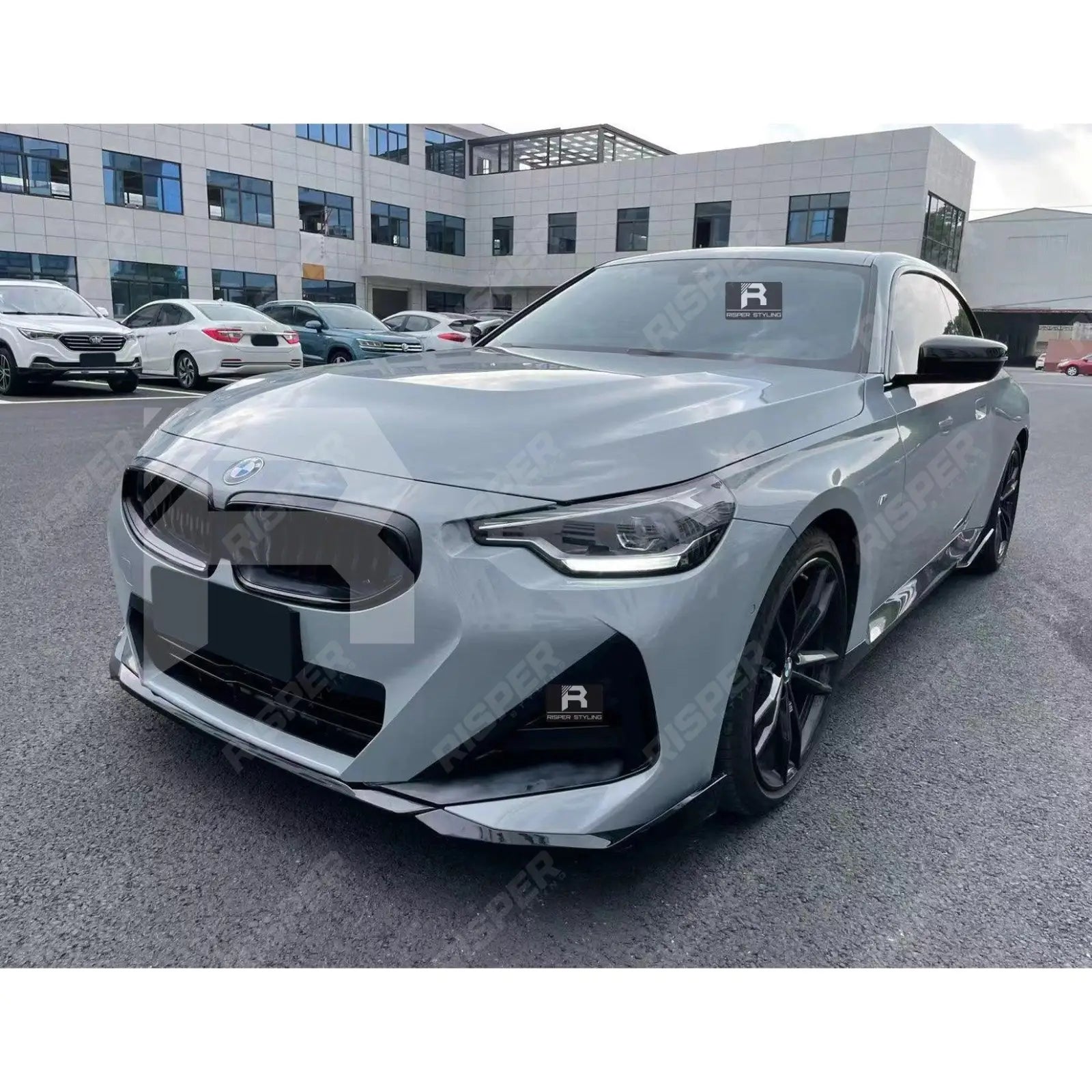 BMW 2 Series G42 2021+ 2 - Door Coupe 'M240i Look' Gloss Black Full Aero Kit