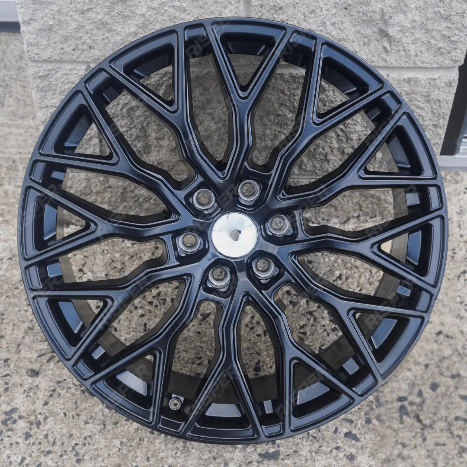 20" 6x120 VC1 ALLOY WHEEL IN SATIN BLACK For FORD TRANSIT CUSTOM 2024+ Secondary image