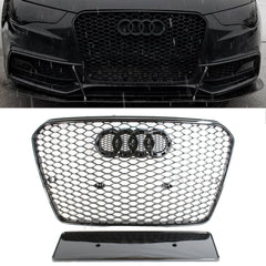 Audi A5 / S5 B8.5 2013-2016 Gloss Black RS5 Style Honeycomb Grill