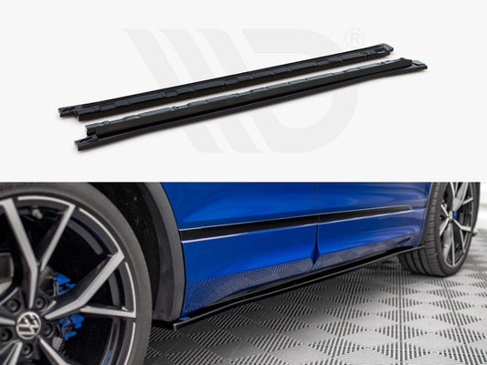 VW TIGUAN R / R-LINE MK2 2020+ - MAXTON SIDE SKIRT SPLITTERS - RisperStyling