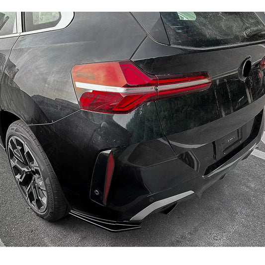 BMW X3 G45 2025+ M-Sport Rear Bumper Corner Splitters In Gloss Black