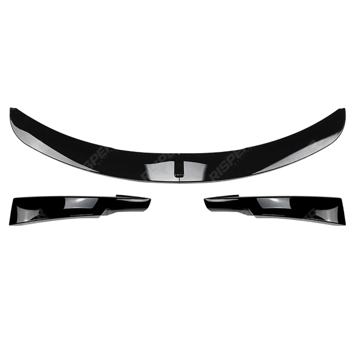 3 Piece Front Splitter in Gloss Black For BMW E90 E91 2009-2012 Lci M Sport - Front Splitter