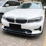 BMW 3 SERIES G20 PRE LCI 2019-2022 STANDARD (NON M SPORT) FRONT SPLITTER IN GLOSS BLACK