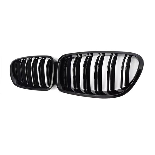 BMW 5 Series F10 2009-2017 DUAL SLAT FRONT GRILL IN GLOSS BLACK