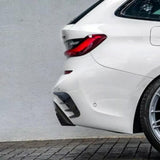 BMW 3 SERIES TOURING G21 2019-2022 REAR BUMPER SPORT VENTS IN GLOSS BLACK