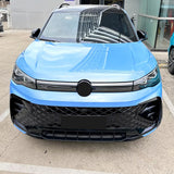 Volkswagen Tiguan MK3 2024+ R Line Front Canards In Gloss Black