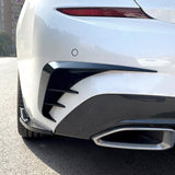 BMW 3 SERIES G20 M SPORT PRE LCI 2019-2022 REAR BUMPER SPORT VENTS IN GLOSS BLACK