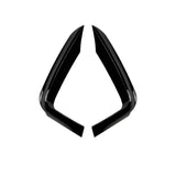 BMW 4 SERIES F32 & F36 2014-2020 M SPORT FRONT UPPER CANARDS IN GLOSS BLACK