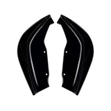 BMW 1 SERIES F40 M SPORT 2019-2024 REAR BUMPER CORNER SPLITTERS IN GLOSS BLACK