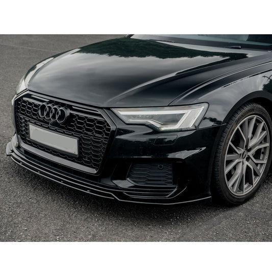 Audi S6 C8 / A6 C8 S-Line Sedan-Avant 2019+ Front Splitter 2Pcs