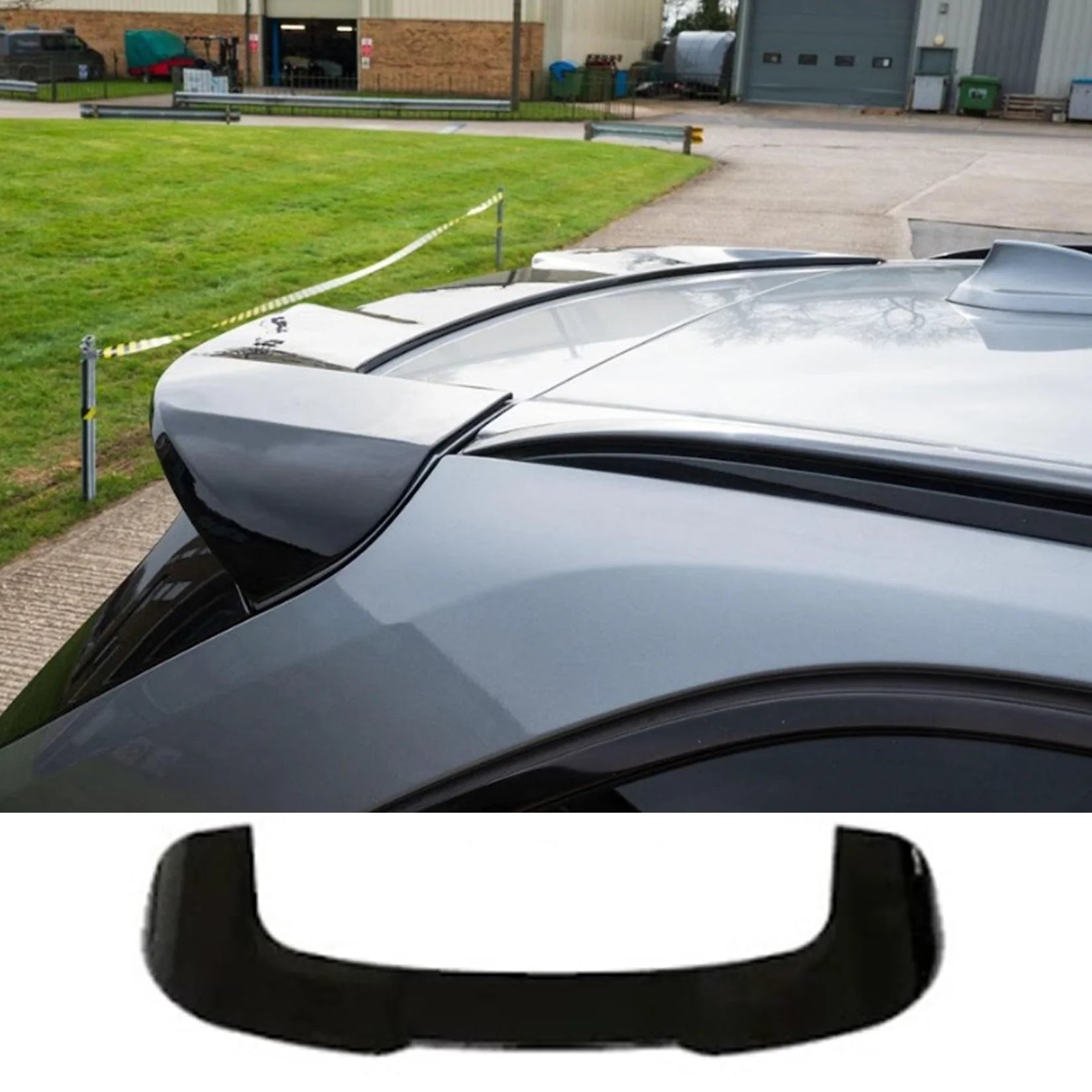 BMW X5 F15 2013-2018 Black Knight Rear Roof Spoiler In Gloss Black Main image