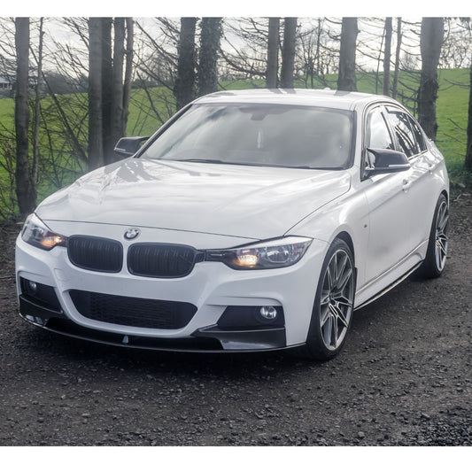 BMW 3 Series F30 F35 M Sport Side Skirt Splitters - Carbon Style